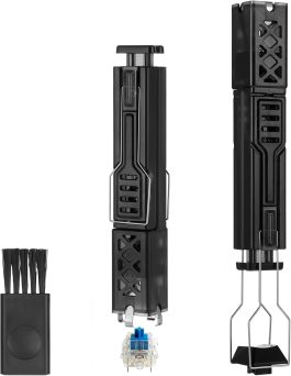 Switch Puller with Brush, 4-Claw Grip