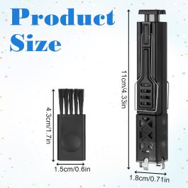 Switch Puller with Brush, 4-Claw Grip