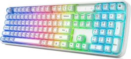 Wireless Ergonomic Keyboard, Tri-Mode RGB