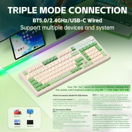 Tri-Mode Wireless Keyboard with RGB