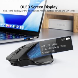 Wireless Ergonomic Bluetooth Mouse, Rechargeable